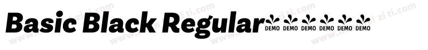 Basic Black Regular字体转换